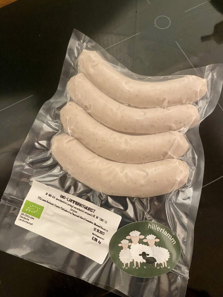 Bio-Lammbratwurst