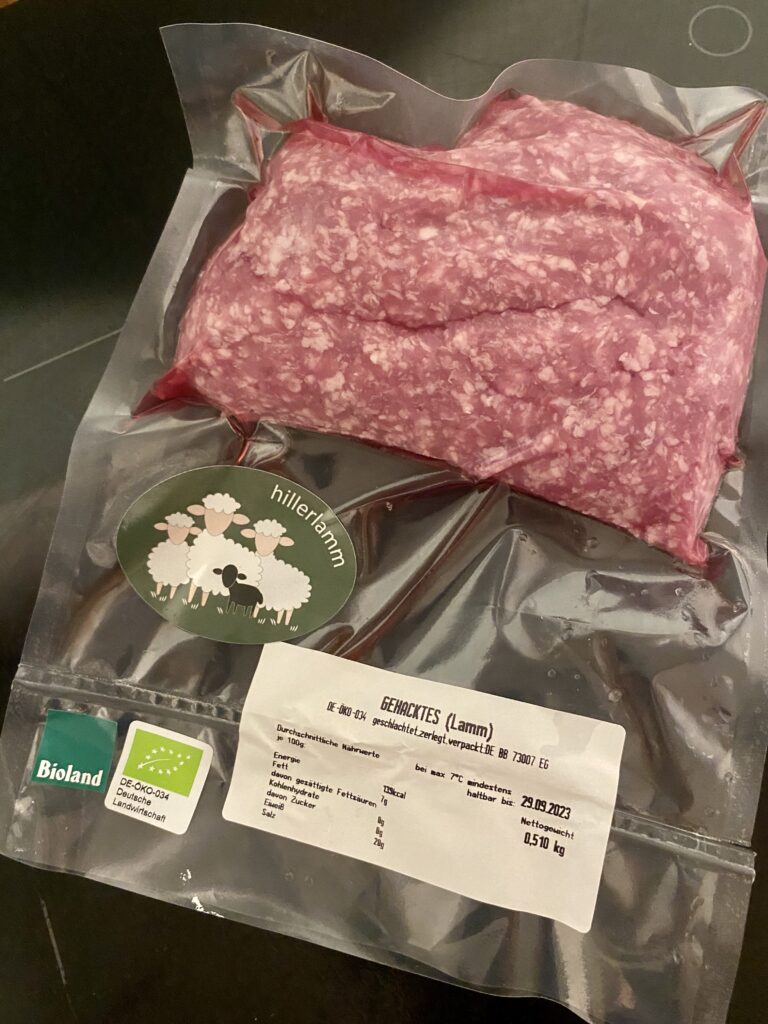 Lamm-Gehacktes